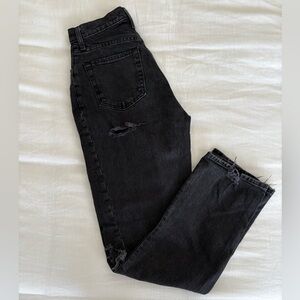 Abercrombie Ripped 90s Straight Ultra High Rise Jeans